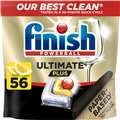 Finish Ultimate Plus Dishwashing Tablets Lemon 56 Pack