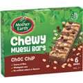 Mother Earth Chewy Muesli Bars Choc Chip 180G