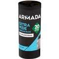Armada Garbage Bag Drawstring 56L 20 Pack