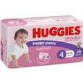 Huggies Ultra Dry Nappy Pants Girls Size 4 (9-14Kg) 29 Pack