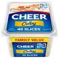 Cheer Colby Cheese Slices 48 Pack