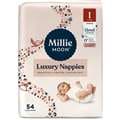Millie Moon Luxury Nappies Size 1 Newborn 3-5Kg 54 Pack