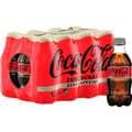 Coca-Cola Mini Zero Sugar Zero Caffeine Soft Drink Bottles 300Ml X 12 Pack
