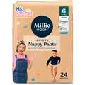 Millie Moon Luxury Nappy Pants Size 6 (15-20Kg) 24 Pack