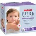 Huggies Pure & Sensitive Nappy Pants Size 5 (12-17Kg) 46 Pack