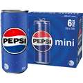 Pepsi Soft Drink Cola Mini Cans Multipack 250Ml X 6 Pack