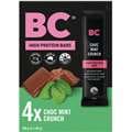 BC Snacks Choc Mint Crunch High Protein Bars 40g x 4 pack