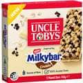 Uncle Tobys Muesli Bars Milkybar Cookies & Creme 5 Pack