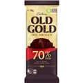 Cadbury Old Gold 70% Cocoa Dark Chocolate Block 165G