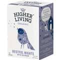 Higher Living Organic Restful Nights With Valerian Tea Bags 15 Pack