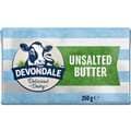 Devondale Butter Block Unsalted 250G