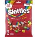 Skittles Fruits Chewy Lollies Snack & Share Party Bag 180G