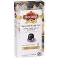 Moccona Barista Reserve Coffee Pods Intense 12 Extra Dark Espresso 10 Pack