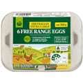 6 Extra Large Free Range Eggs 350G