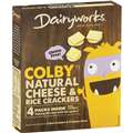 Dairyworks Colby Cheese & Rice Crackers 120G X 4 Pack