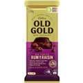 Cadbury Old Gold Jamaica Rum 'N' Raisin Dark Chocolate Block 180G