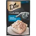 Dine Fine Flakes Tuna & Whitefish Wet Cat Food 35G