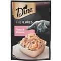 Dine Fine Flakes Tuna & Prawns Wet Cat Food Pouch 35G
